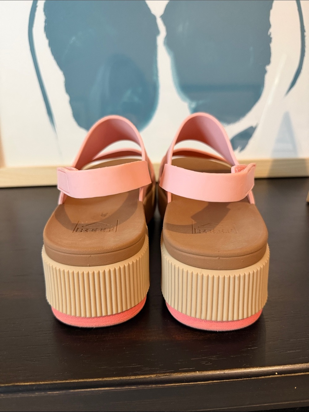 Reef Water Vista Higher Platform Sandals - Picture 4 of 5